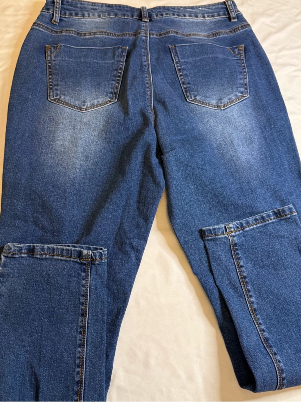 Gibson Latimer Distressed Skinny Jeans Women’s Size 8 Medium Wash Stretch Denim - Picture 4 of 4